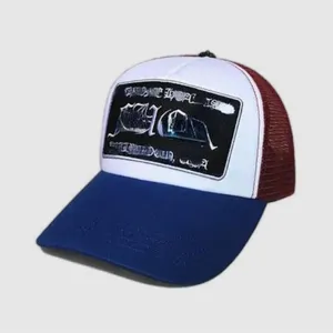 Популярные дизайнерские шляпы Trucker для Man Fashion Letters Вышивая изогнутые шляпы Brim для мужчин Sun Speration Adumbral Dome Top Pitted Hats Высококачественное GA0141 C4