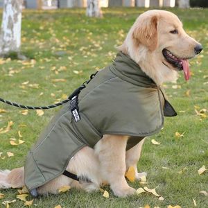 Dog Apparel Pet Windproof Winter Clothes Coat For Warm Clothing Reflective Thicken Cotton Medium Large Jacket Dogs