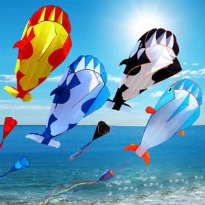 Duże Dolphin latawcze latające latawcy linia Ripstop Nylon Outdoor Toys Octopus Kite Factory Alien Inflatible Kites 240403