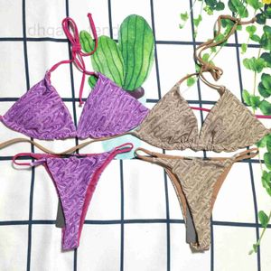 Frauen Badebekleidung Designer Marke Frauenbrief bedruckter Bikini -Dreieckstasche sexy Mode GX27