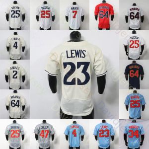 Baseball Jersey Carlos Correa Royce Lewis Byron Buxton Brooks Lee Emmanuel Rodriguez Max Kepler Edouard Julien Jose Miranda Kirby Puckett Lopez Vazquez Jenkins