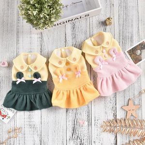 Dog Apparel Winter Girl Princess Dress XS Pet Clothes Dresses Cat Skirt Chihuahua Yorkshire Pomeranian Luxury Wholesale