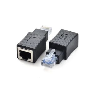 Extensão do adaptador de cabo RJ45 RJ45, homem para feminino para categoria 5 e categoria 6 RJ45 Cabo de extensão de plugue de banda larga de rede masculina para feminino