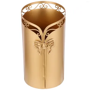 花瓶フラワーアレンジメントバケットコンテナ花瓶の金属装飾装飾ヴィンテージアイアンプラントポットレトロセンターピース