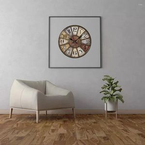 Wall Clocks Silent Quiet And Calming Environment In Space Vintage Fiber Clock