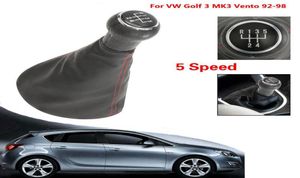 5 -prędkość manualna zmiana zmiany biegów gałka gaiter but dla VW Golf 3 Mk3 Vento 9298 AAA2068925109