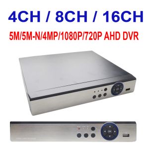 Recorder 5m AHD Hybrid DVR 4Ch 8CH 16Ch 5MP 4MP 1080N 720p Videoüberwachung Sicherheit CCTV Recorder HD für analoge AHD CVI TVI IP -Kamera