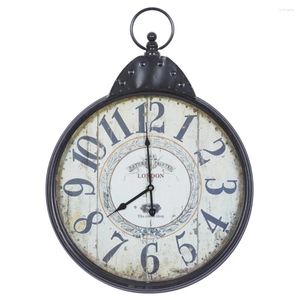 Wall Clocks 4" Black Metal Pocket Watch Style Clock Freight Free Decorative Ornaments For Living Room Design Timepiece Watches