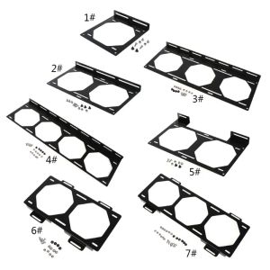 Enclosure Fan Bracket 240 Radiator Mounting Bracket Water Cooler for 12/14cm Fan Holder External Computer Case Heatsink Gadget Accessories