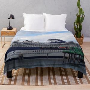 Coperte Celebrity Cruise Ship Icy Strait Point Alaska Throw coperta Moving Cosplay Anime