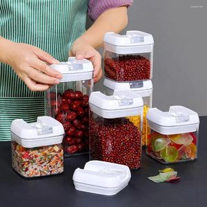 Storage Bottles Moisture Proof Food Jars Capacity Kitchen Dry Dispenser For Rice Grain Sealed Container Flour Soybean