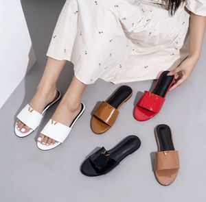 Sandals Designer Luxury Metallic Slide Sandals Designer Slides Women's Slippers Shoes Summer Fashion Wide Flat Flip Flops Slipper For Women Mainstream Shoes 778