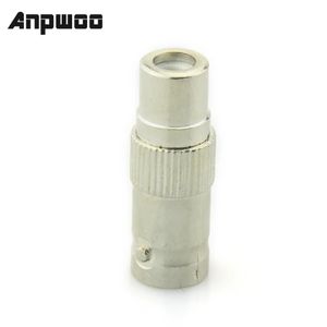 Anpwoo BNC Kobieta do RCA Samica Łopatowca Koncentracyjna Adapter konwertera RG59 CCTV JACK