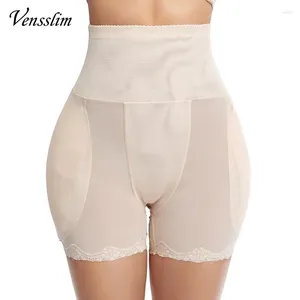 Kadın şekillendiricileri Vensslim Kadın Kalça Kalça Geliştirici Vücut Şey Makinesi Bulifter Shapewear İç Çamaşırı Pad Yüksek Bel Eğitmeni Artı Boyut Karın Kontrol Panties