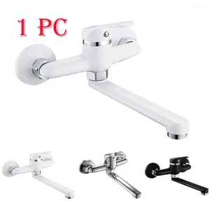 Kitchen Faucets Single Handle Sink Faucet Wall Mounted Electroplating Mixer Basin And Cold Water Modern Valve Tap For Home