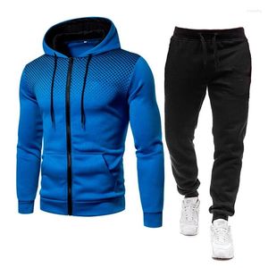 Men's Tracksuits 2024 Autumn And Winter Women's Hooded Zipper Suit Leisure Youth Sports Jacket Fashion Outdoor Fitness Wear