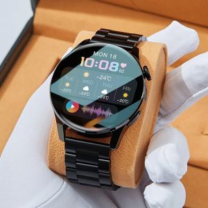 Relógios para huawei Android Phones Smart Watch Men Sport Bluetooth Call Blood Oxygen Pressão Coração ECG Smartwatch Men Women 2022