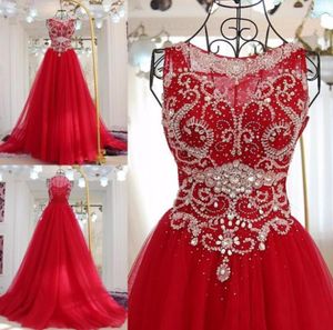 2018 vestido de noiva shiny miçanzinha vestidos de baile de cristal vermelho vestido de baile vestido de vestido formal para festa de festa 31117425