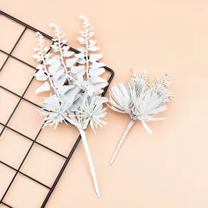 Decorative Flowers 1 Bundle Wedding Bridal Accessories Clearance Christmas Artificial Plants For Party Home Decoration Scrapbooking Wreath