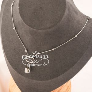 Mit Größe Designer Halskette 925 Silberkette Herren Womens Halsketten Anhänger mit Markenbrief Designer Anhänger Modelene Schmuck Schmuck