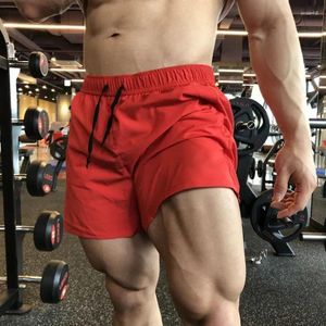 Men's Shorts Quick-Drying Sports For Men And Women Elastic Training Running Fitness Three-Quarter Pants American Summer