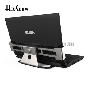 Kits Metallic Stretch Laptop Security Display Stand, Stand Notebook, Montagem da mesa do computador, trava antitheft para todos os tipos de laptops