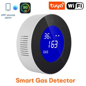 Rilevatore TUYA WiFi perdite a gas combustibile ALLARME ALLARME ALLA ALLA ALLA ANCHIRE SENSORE SENSORE SENSORE SENSORE LCD APP Smart Life App