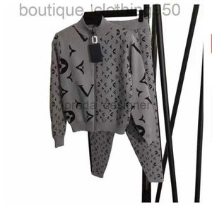 Luksusowe projektantki damskie dresy popularne swetrowe dressit ograniczony harem pant garnitury lady Casual Warm Knitted Set DD2752