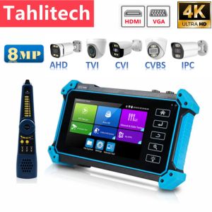 Display CCTV IPC & Analog Tester IPC5200 Plus 5.4" 8MP IP CVI TVI AHD SDI Analog Camera 4K IP Camera Tester Wanglu Testing Tool Kit