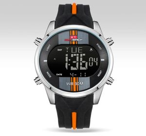 CWP 2021 KT716 Brand Fashion Watches Men Sports Waterproof LED Digital Digital Quart Arco da polso Military Orologio Relogio Masculino2662849