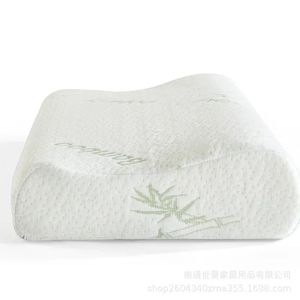 new 2024 1 Pc Sleeping Bamboo Rebound Memory Orthopedic Pillows Cervical Pillow Cervical Health Cotton Pillows Memory Foam Pillowfor for for