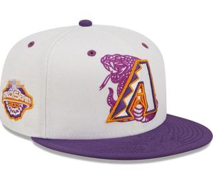 2024 Arizon „Diamondback” baseball Snapback Sun Caps mistrz World Series Men Men Football Hats Snapback Strapback Hip Hop Sports Hat Mix Order A5
