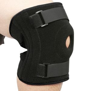 1PC PLUS Size Knee Pad Kleanie Duże regulowane podparcie kolana z bocznymi stabilizatorami do zapalenia stawów łąkotki łzowe Uraz sportowy 240323