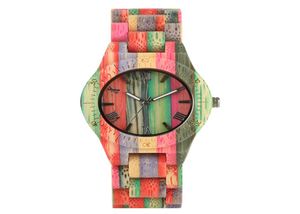 Women Quartz Bamboo assiste a madeira de madeira para mulheres ladies039 assiste