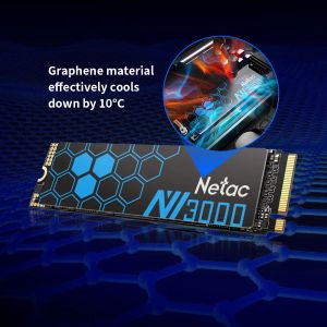 NETAC SSD 1TB M.2 NVME 500GB HEATSINK SSD 250GB 2TB内部ソリッドステートドライブPCIE 3.0 M2 2280ラップトップデスクトップ用ハードドライブ