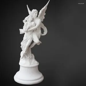 Dekorativa figurer grekiska gudinna ins gips skulpturprydnader europeiska heminredning ängel harts staty eros konst prydnad bröllop