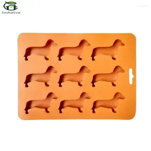 Moldes de cozimento Fácil de limpar alimentos de grau de silicone de alta qualidade material laranja bolo de decoração