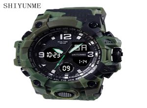 Armbanduhren Shiyunme Herren Watch Luxus Camouflage Gshock Fashion Digital Led Date Sport Männer Outdoor Elektronische Uhren Mann Clock4730392