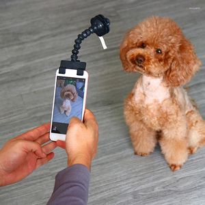 Dog Apparel Pet Selfie Stick Flexible Cat Po Interactive Toy Accessories Holder For Bath Captivate Attention