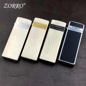 Zorro Ultra-cienki, czysty miedź mini mini Kerosene Lżejsze metalowe metalowe wiatrowoodporne karmatory gadżetowe papierosy gadżety