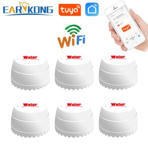 Detektor Wi -Fi Wyciek detektor wody czujnik wycieku Smart Home Alarm Tuyasmart Smart Life App Flood Alert Security