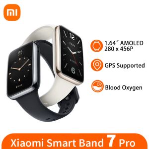 リストバンド最新のXiaomi Mi Band 7 Pro GPSスマートブレスレット1.64 