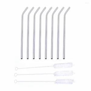 Trinkstrohhalme 8pcs gebogene Stroh