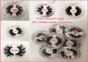 NYA 9D Mink Eyelashes Eye Makeup Mink False Lashes mjuka naturliga tjocka falska ögonfransar 25 mm ögonfransar förlängning skönhetsverktyg 16 styl3112041