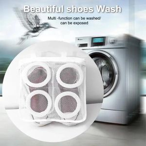 Tvättpåsar stora skor Tvättskyddsarrangör som sänds torrt verktyg för underkläderbra -nätväska