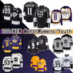 11 Anze Kopitar Reverse Retro Hockey Jersey 80 Pierre-Luc La Kings Dubois Drew Doughty Kevin Fiala Adrian Kempe Byfield Cam Talbot Phillip Gretzky Jerseys