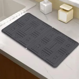 Tavolo tavolo tavolo da scarico flessibile silicone pieghevole silicone resistente al calore asciugacapelli accessori da cucina per la casa usi in ordine