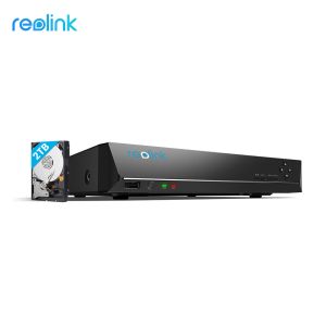 Веб -камеры Reolink 8CH RLN8410 POE NVR Система камеры безопасности 2TB HDD для Reolink 4MP 5MP 4K 12MP IP -камеры 24/7 Чистый видео Recorder H.265