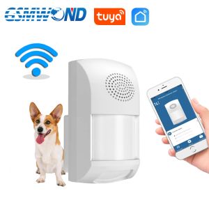 Detector Tuya WiFi Infrared Detector PIR Human Motion Sensor 25Kg Anti Pet Infrared Sound Alarm Works With Tuyasmart Smart Life APP