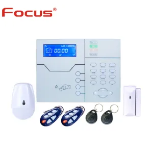 Kits 433MHz English Voice Eingabeaufforderung Wireless RJ45 TCP IP Alarm 4G GSM Smart Security Home Alarm System mit App Control